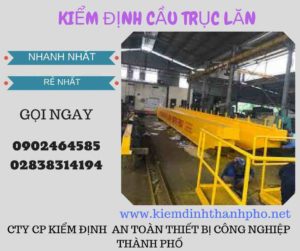 Hình ảnh kiểm định Cầu trục lăn