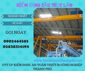 Hình ảnh kiểm định Cầu trục lăn