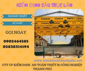 Hình ảnh kiểm định Cầu trục lăn