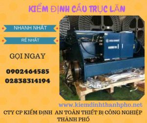 Hình ảnh kiểm định Cầu trục lăn