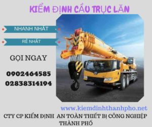 Hình ảnh kiểm định Cầu trục lăn