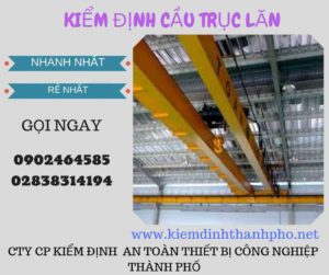 Hình ảnh kiểm định Cầu trục lăn