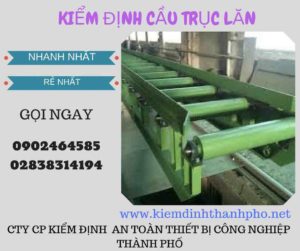 Hình ảnh kiểm định Cầu trục lăn