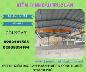 Hình ảnh kiểm định Cầu trục lăn