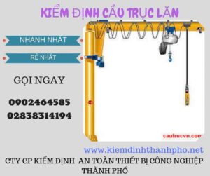 Hình ảnh kiểm định Cầu trục lăn