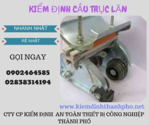 Hình ảnh kiểm định Cầu trục lăn