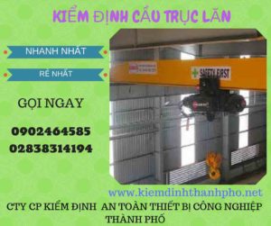 Hình ảnh kiểm định Cầu trục lăn