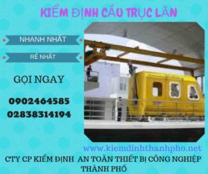 Hình ảnh kiểm định Cầu trục lăn