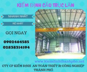 Hình ảnh kiểm định Cầu trục lăn