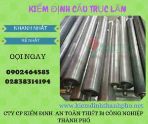 Hình ảnh kiểm định Cầu trục lăn