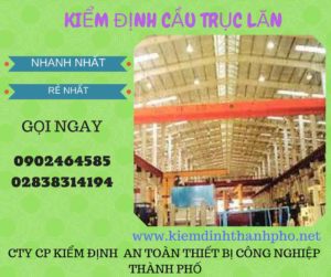 Hình ảnh kiểm định Cầu trục lăn