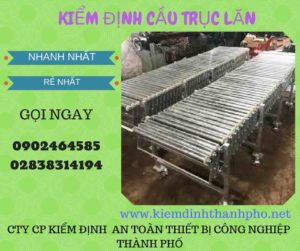 Hình ảnh kiểm định Cầu trục lăn