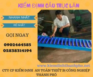 Hình ảnh kiểm định Cầu trục lăn