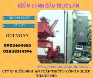 Hình ảnh kiểm định Cầu trục lăn