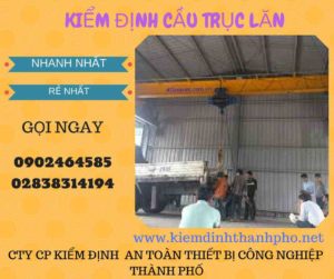 Hình ảnh kiểm định Cầu trục lăn