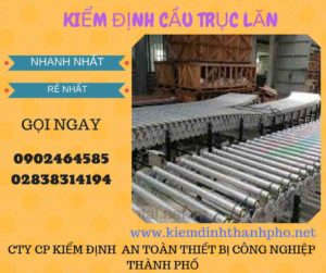 Hình ảnh kiểm định Cầu trục lăn