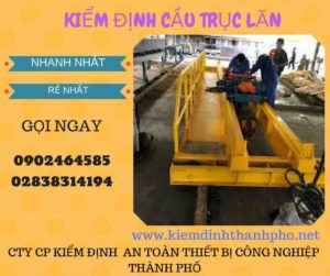 Hình ảnh kiểm định Cầu trục lăn