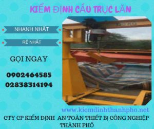 Hình ảnh kiểm định Cầu trục lăn