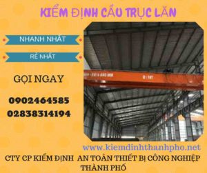 Hình ảnh kiểm định Cầu trục lăn