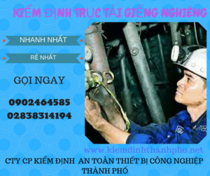 Hình ảnh kiểm định Trục tải giếng nghiêng