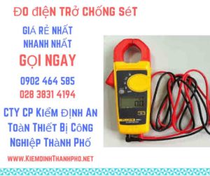 hình ảnh đo điện trở chống sét