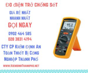 hình ảnh đo điện trở chống sét