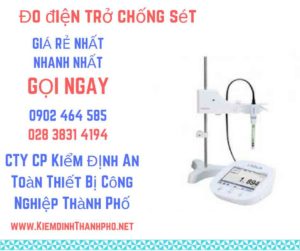 hình ảnh đo điện trở chống sét