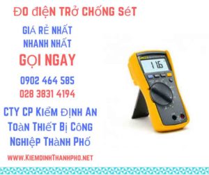 hình ảnh đo điện trở chống sét