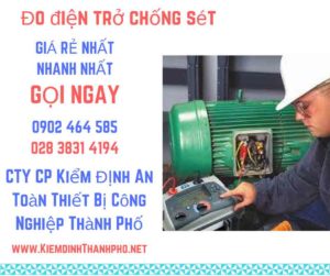 hình ảnh đo điện trở chống sét