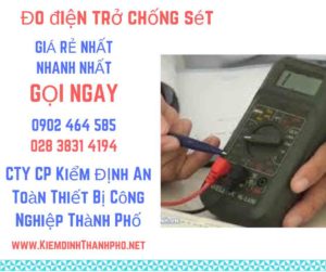 hình ảnh đo điện trở chống sét