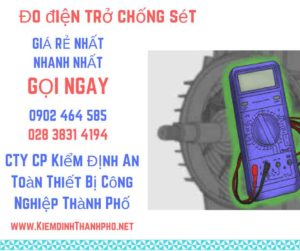 hình ảnh đo điện trở chống sét