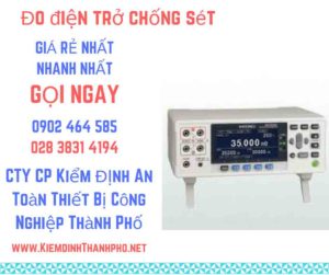 hình ảnh đo điện trở chống sét