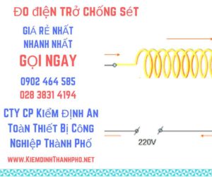 hình ảnh đo điện trở chống sét