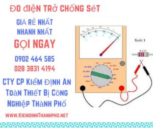 hình ảnh đo điện trở chống sét