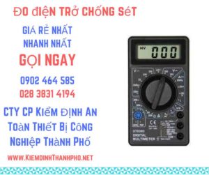 hình ảnh đo điện trở chống sét