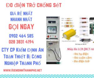 hình ảnh đo điện trở chống sét