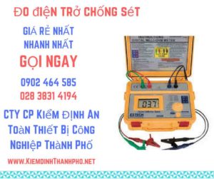 hình ảnh đo điện trở chống sét