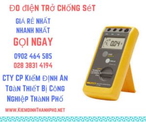 hình ảnh đo điện trở chống sét