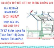 Đo điện trở nối đất hệ thống chống sét trình tự đô điện trở nối đất