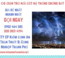 Đo điện trở nối đất hê thống chống sét, đo tiếp địa chống sét