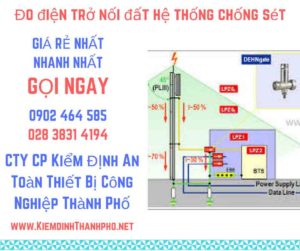 Đo điện trở nối đất hệ thống chống sét