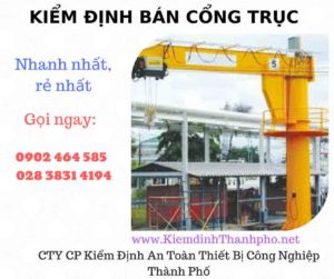 Hình ảnh kiểm định Bán Cổng trục