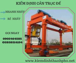 Hình ảnh kiểm định cần trục đế