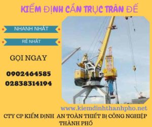 Hình ảnh kiểm định cần trục đế