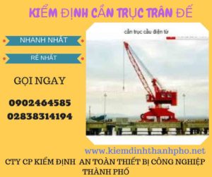 Hình ảnh kiểm định cần trục đế