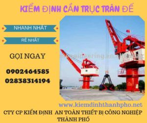 Hình ảnh kiểm định cần trục đế