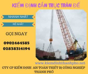 Hình ảnh kiểm định cần trục đế