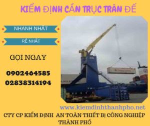 Hình ảnh kiểm định cần trục đế