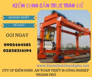 Hình ảnh kiểm định cần trục đếv