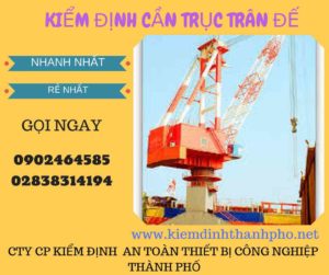 Hình ảnh kiểm định cần trục đế